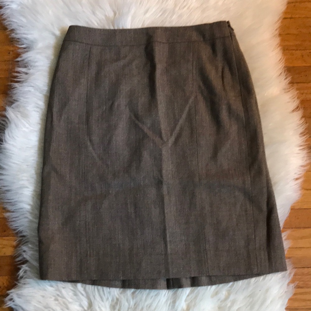 Ann Taylor LOFT Petites Wool Pencil Skirt 4P